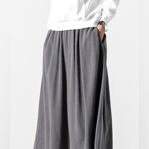 Free People Gray Wide Leg Pants